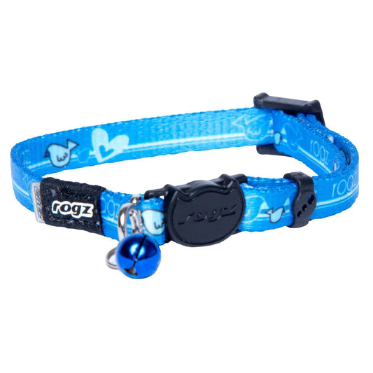 Rogz cat collar kiddycat xsmall blue