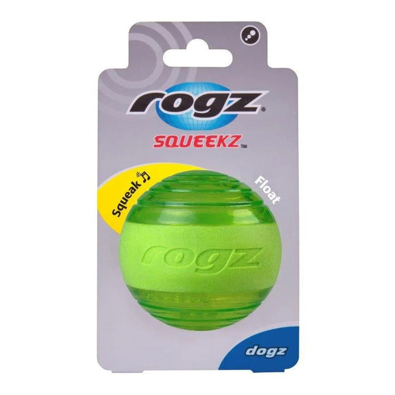 Rogz Squeekz Ball Medium lime