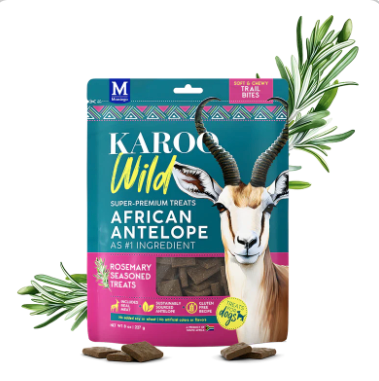 Montego Karoo Wild Trail Bites Rosemary Adult Dog Treats - 227g