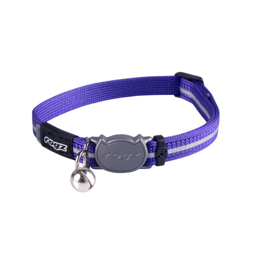 Rogz cat collar allycat xsmall purple