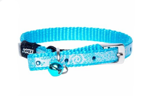 Rogz cat collar sparklecat xsmall turq