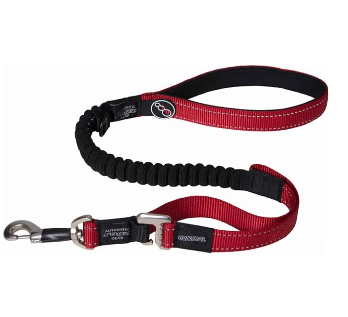 Rogz control lead red MED