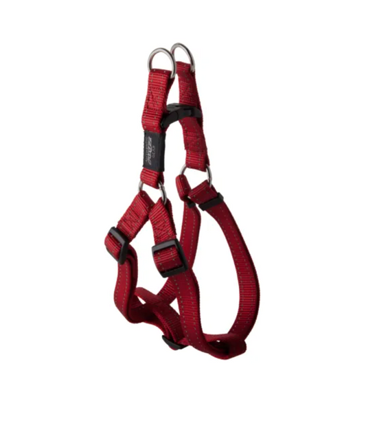 Rogz step-in harness red S