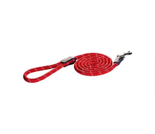 Rogz classic rope lead red