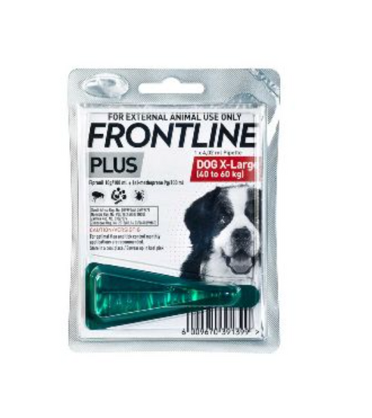 Frontline plus dog XL 40-60kg