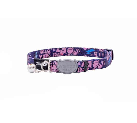 Rogz Fusion Cat Collar (Purple) XS