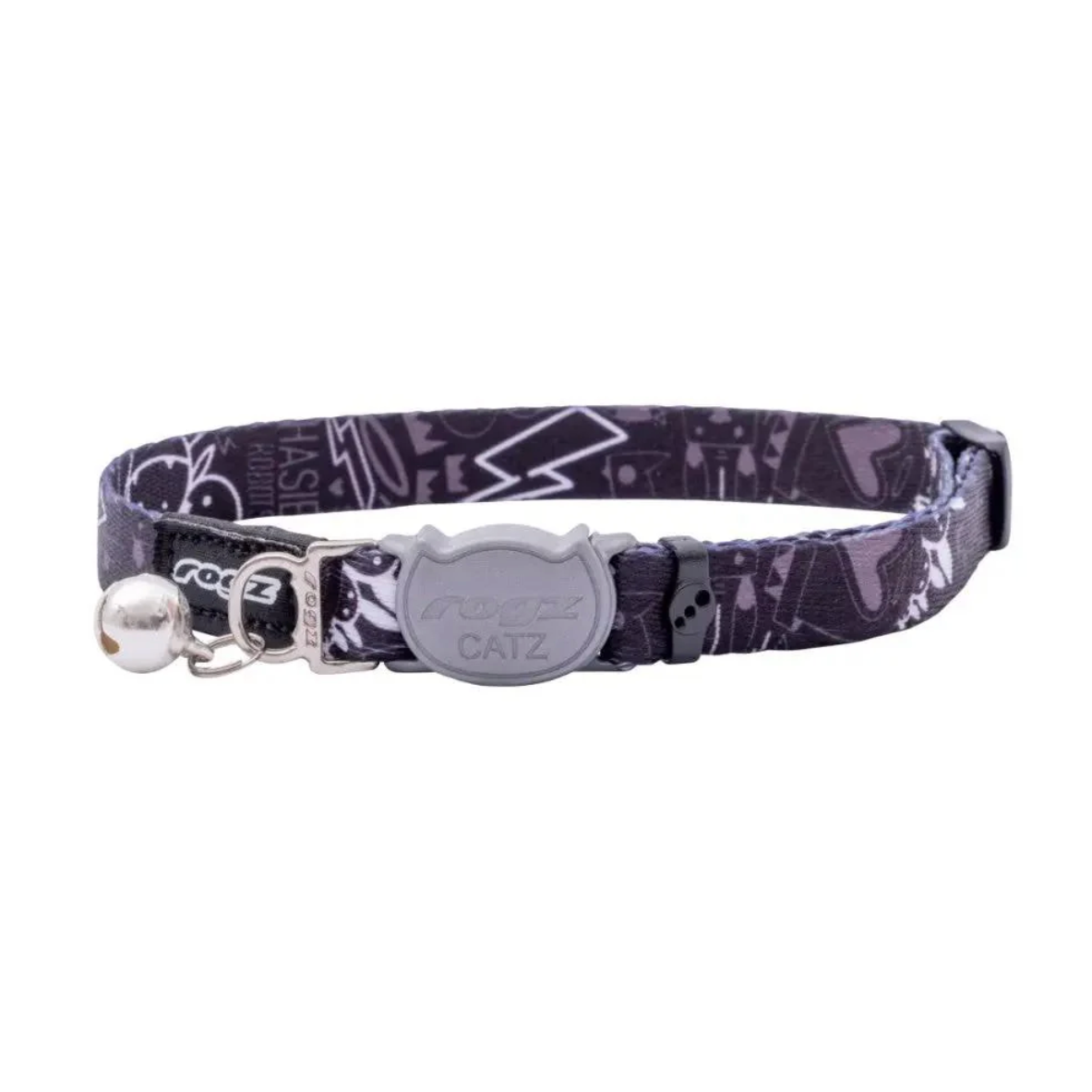 Rogz cat collar ally cat black