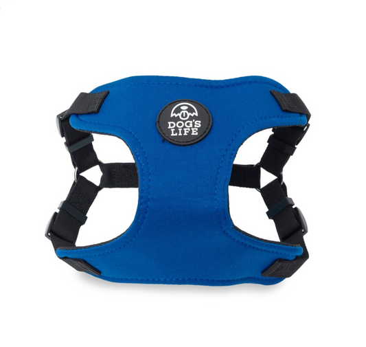 Dogs Life XL Neoprene Soft Harness Blue