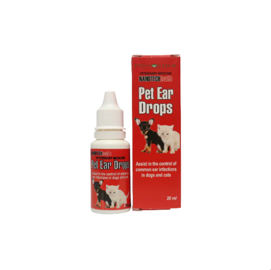 Nanotech Health Pet Ear Drops 20ml