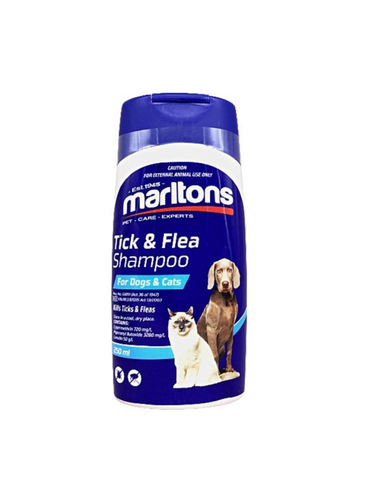 Marltons Tick & Flea Shampoo 250ml