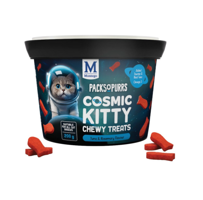 Montego Packs O' Purrs Tuna & Rosemary 200g