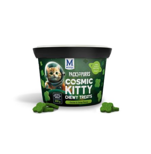Montego Packs O' Purrs Chicken & Catnip - 4 x 200g