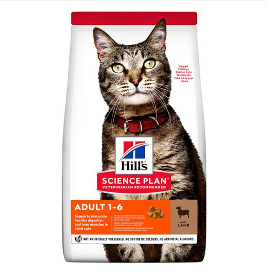 Hills adult cat feline lamb 3kg