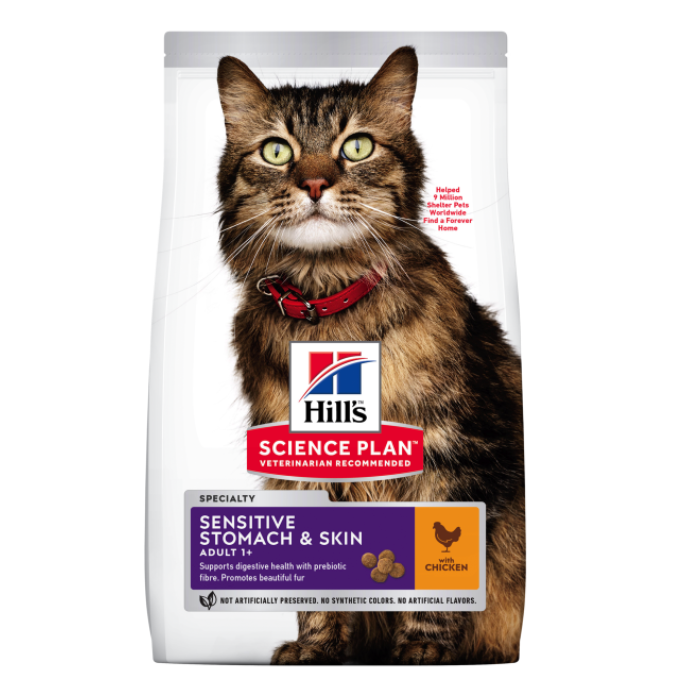 Hill's Science Plan Sensitive Stomach & Skin Adult Cat Food 1.5kg