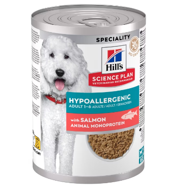 Hills Science Plan Adult Hypoallergenic Salmon Tins 363g