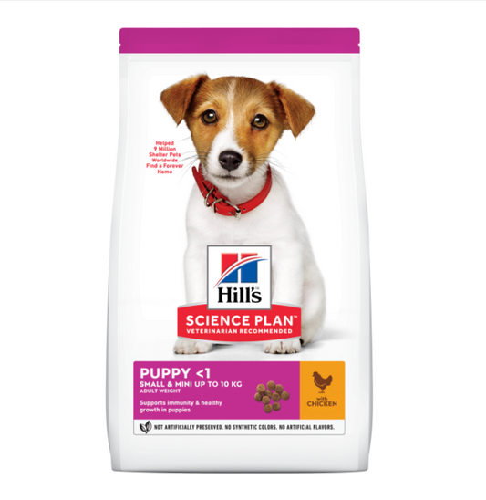 Hill's Science Plan Chicken Small & Mini Puppy Food 3kg