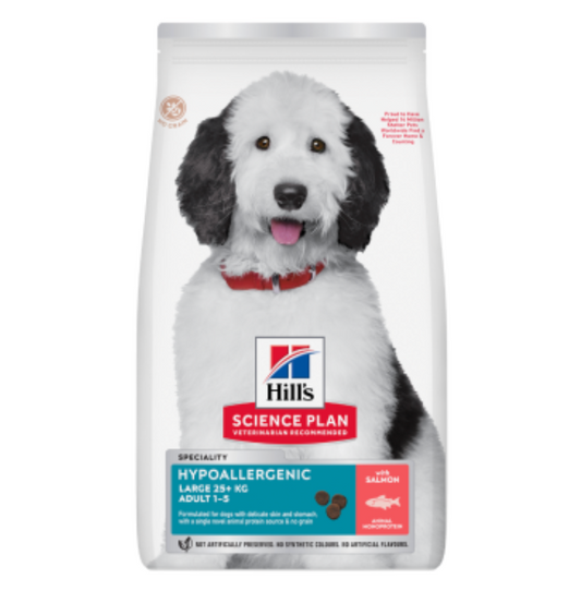 Hill's Science Plan Canine Hypoallergenic Adult Large Breed - Salmon