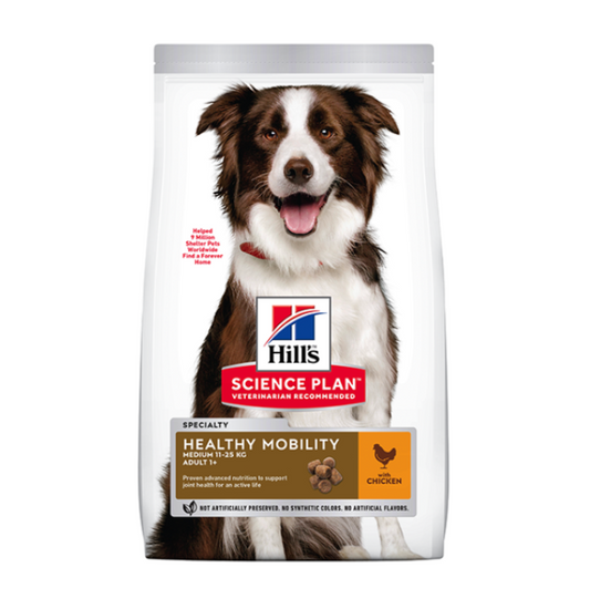Hill's Science Plan Healthy Mobility Medium Adult Dog Food 12kg