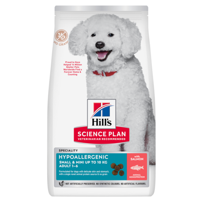 Hill's Science Plan Canine Hypoallergenic Adult Small & Mini - Salmon
