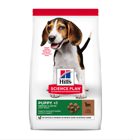 Hill's Science Plan Lamb & Rice Medium Puppy Food