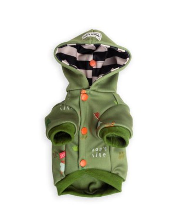 Dogs life nature loving pup winter green XL