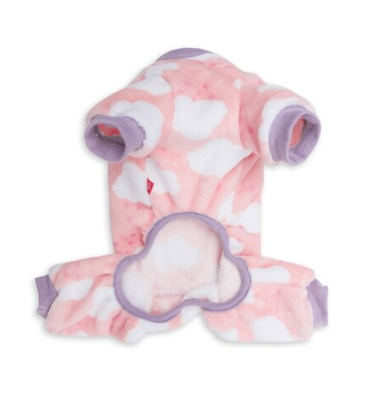 Dogs life cloud with hearts pink s