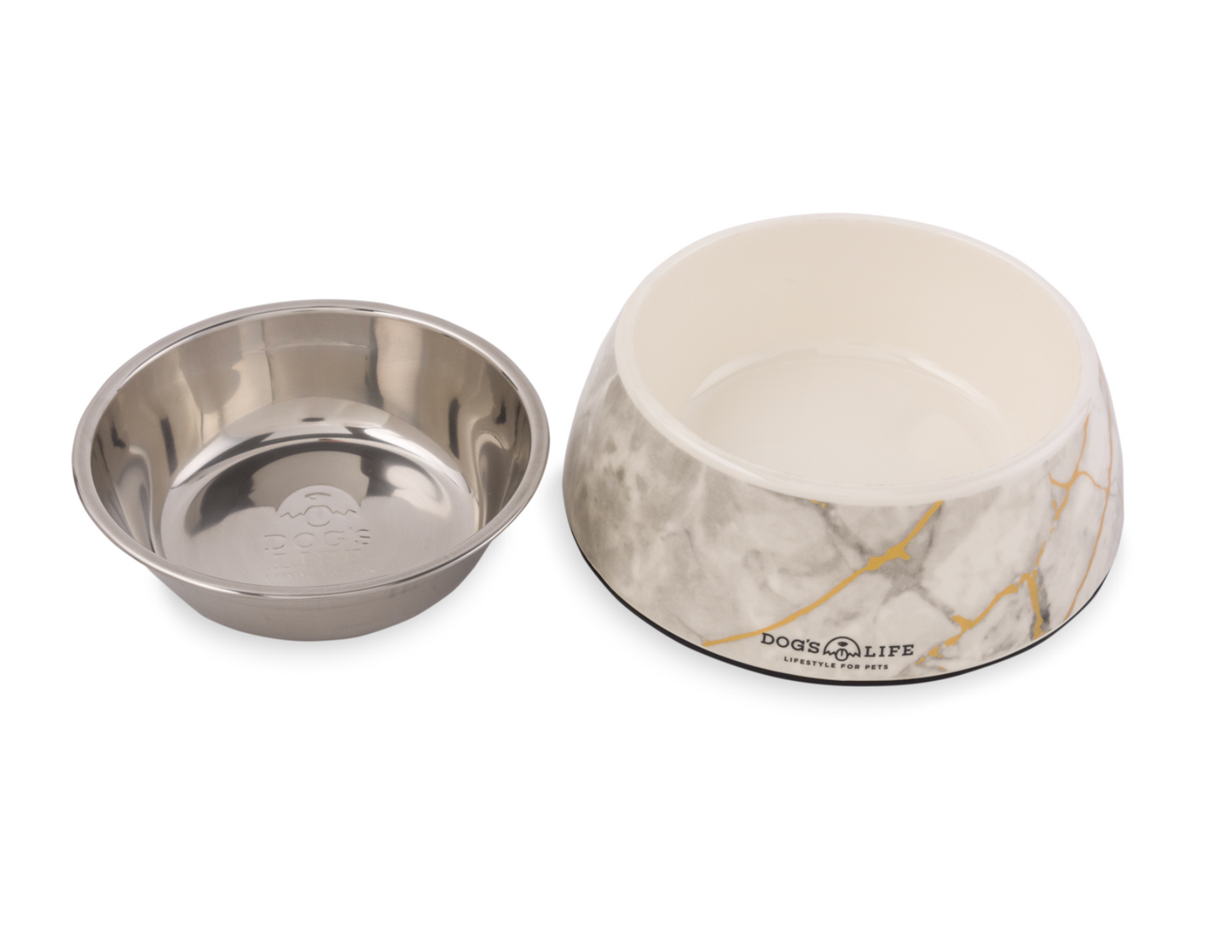 dogs life bowl Marble M