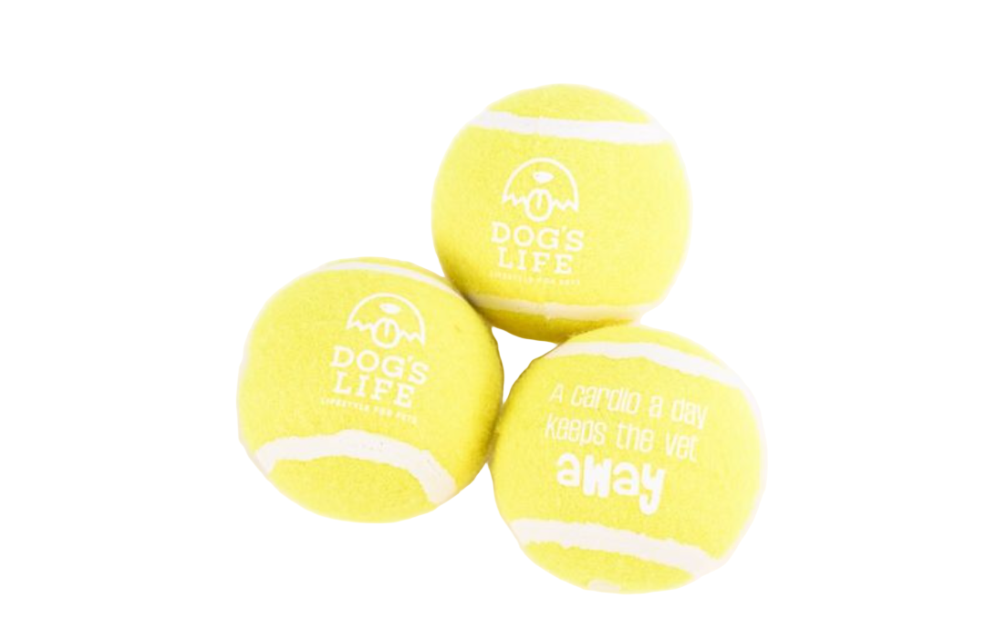 Dogs life Best fetch it tennis balls Yellow M