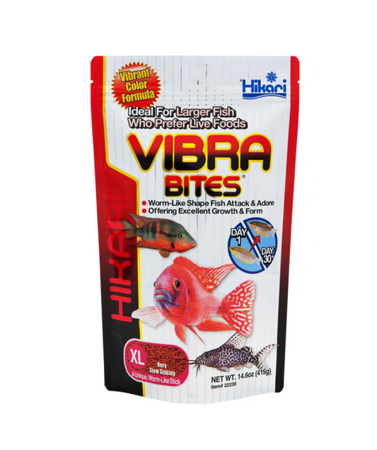 Hikari Vibra Bites XL Very Slow Sinking Vibrant Color Formula 125g