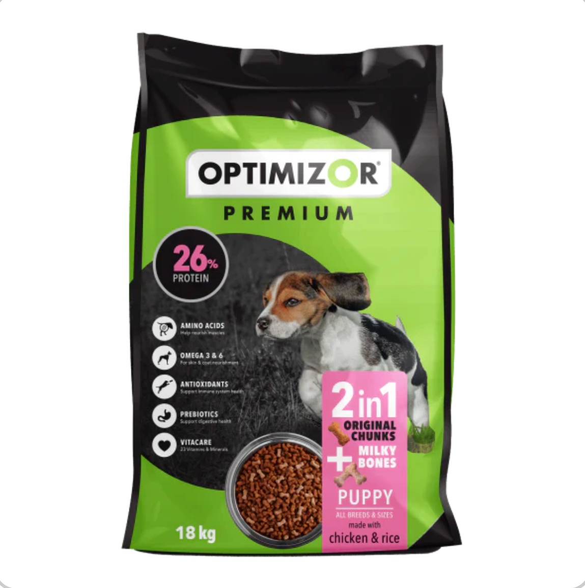 Optimizor Premium Puppy Food 18kg
