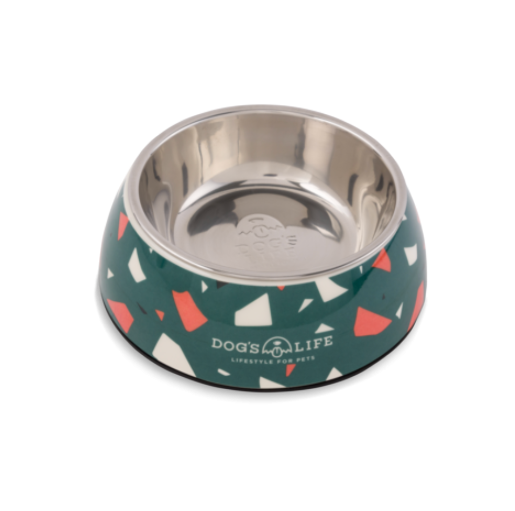 dogs life bowl melamine blue L 1