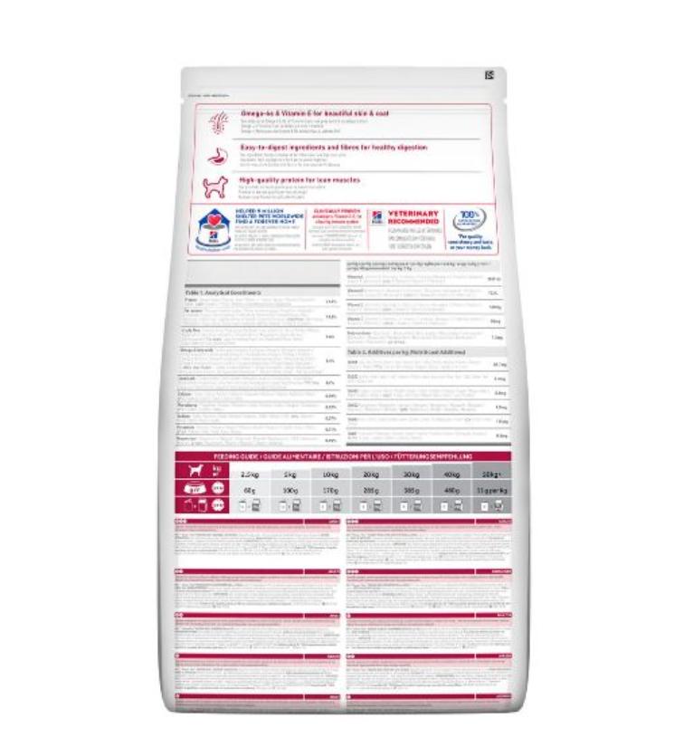 Hills science plan adult medium chicken 12kg