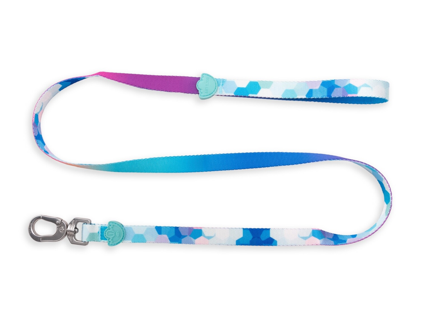 Dogs life designer pooch leash hex gradient S