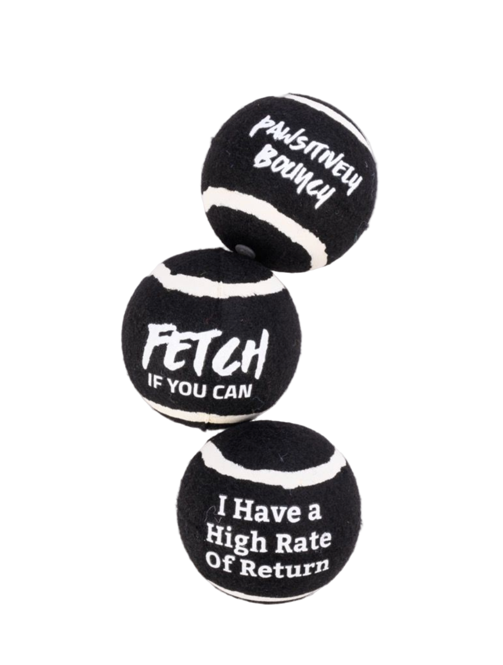 Dogs life Best fetch it tennis balls Black M
