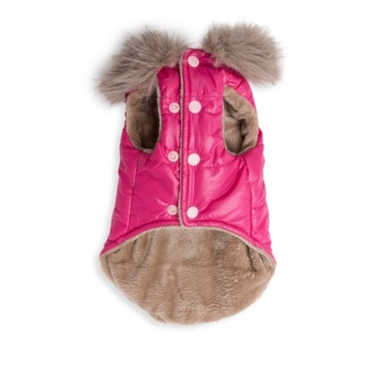 Dogs life winter gilet puffer hot pink M