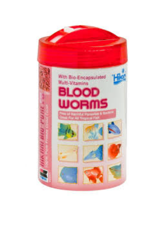 Freeze dried bloodworms