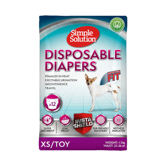 Simple solution diapers xs