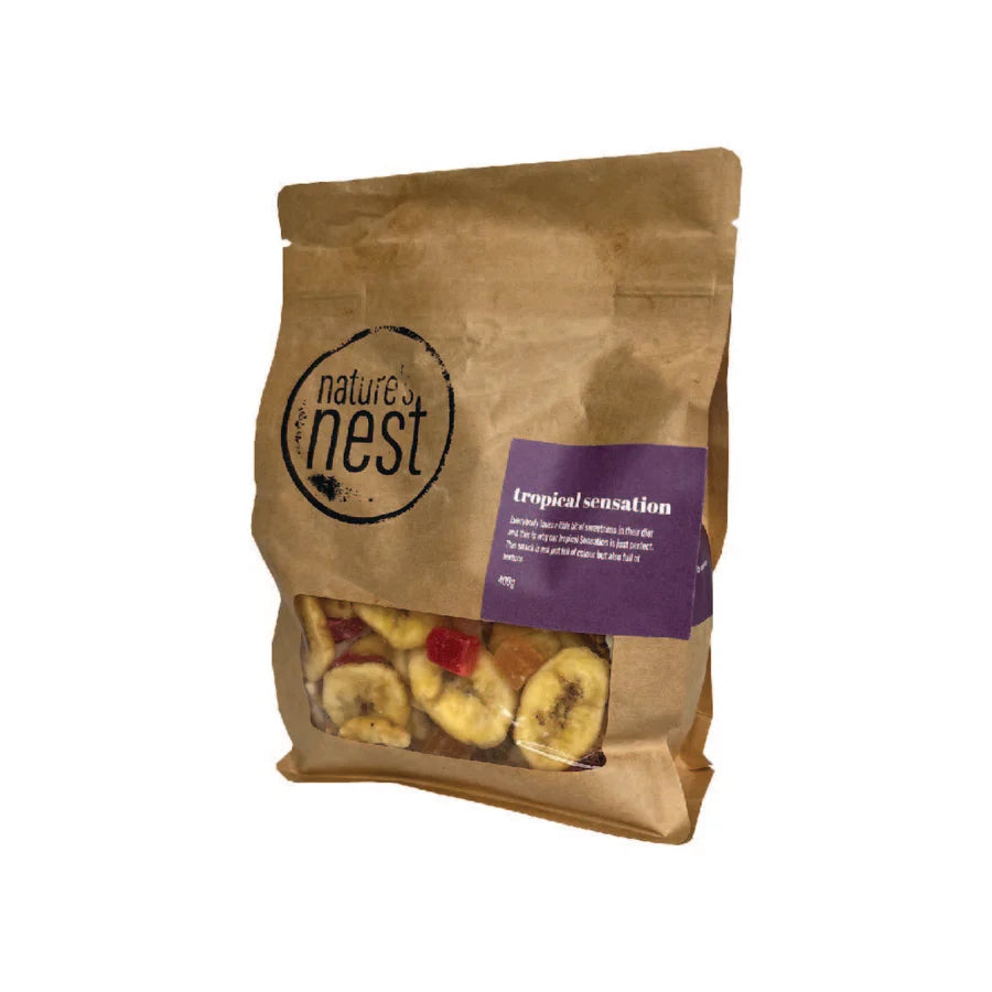 natures nest tropical sensation snack 400g