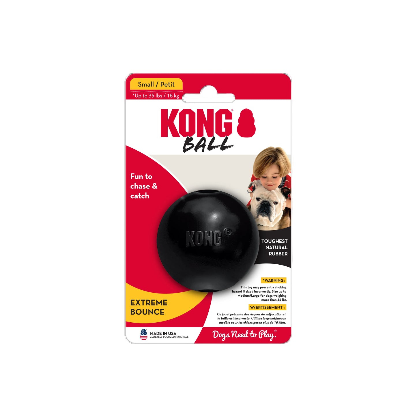 Kong Extreme Bounce Ball Black small