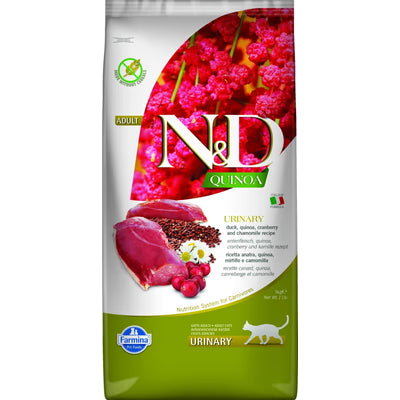 N&D Cat Quinoa Urinary Duck Cranberry & Chamomile Adult 1.5Kg