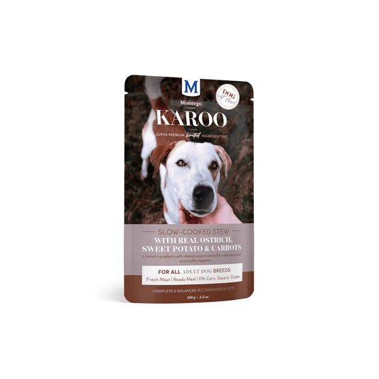 Montego Karoo Adult Ostrich & Carrots Wet Dog Food 150g