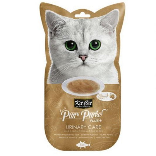 Kit Cat Purr Puree Plus+ Tuna & Cranberry Urinary Care Cat Treats