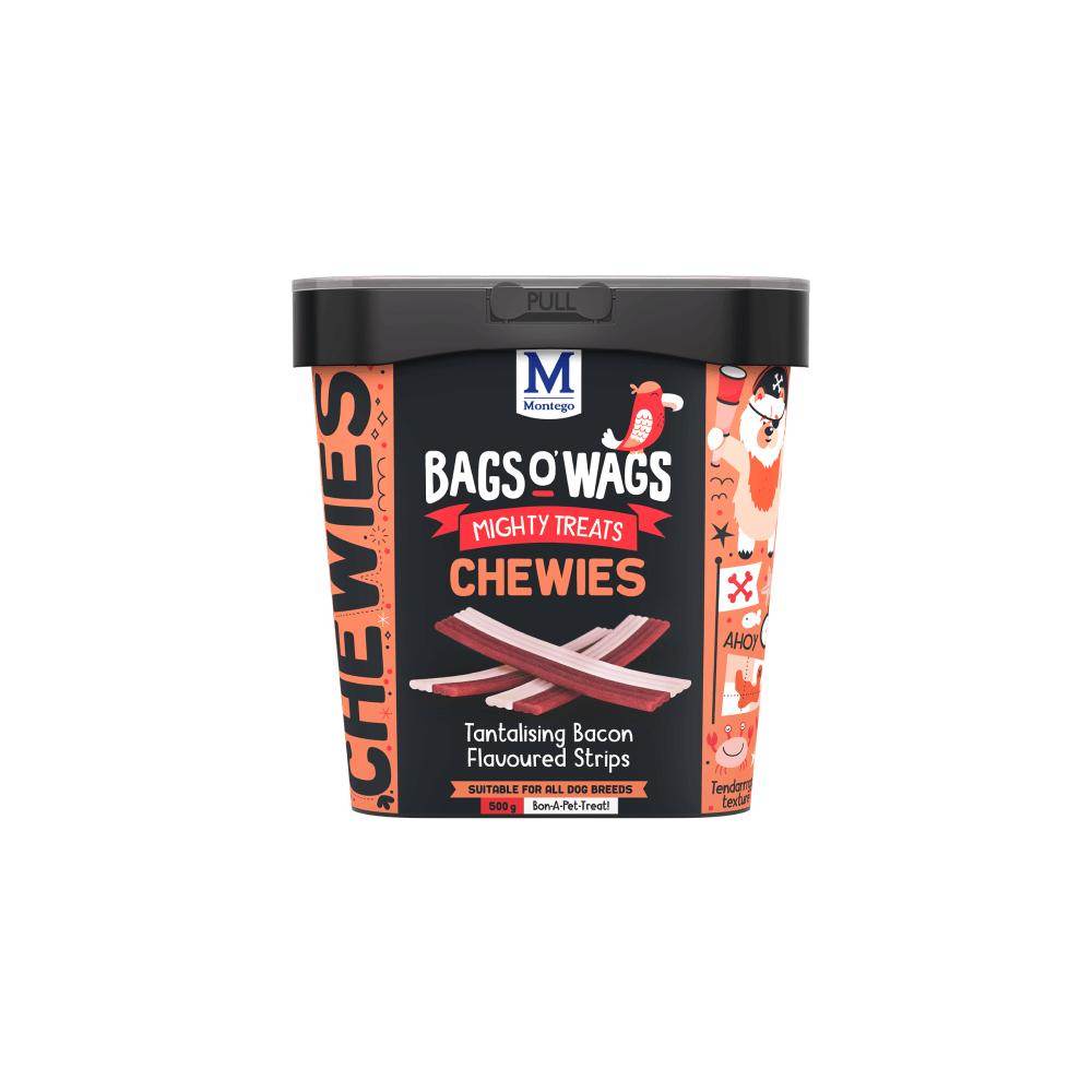MONTEGO BAGS O' WAGS BACON STRIPS