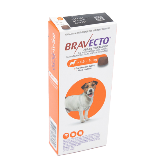 Bravecto Dog 4.5-10kg Chewable Tick & Flea Tablet