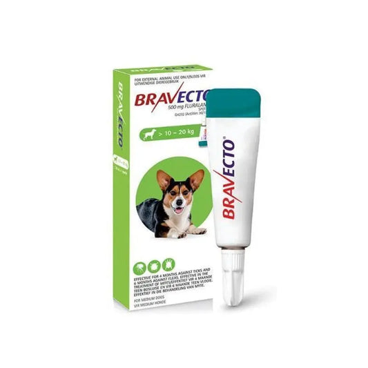 Bravecto Spot-On Dog 10-20kg Tick & Flea Treatment