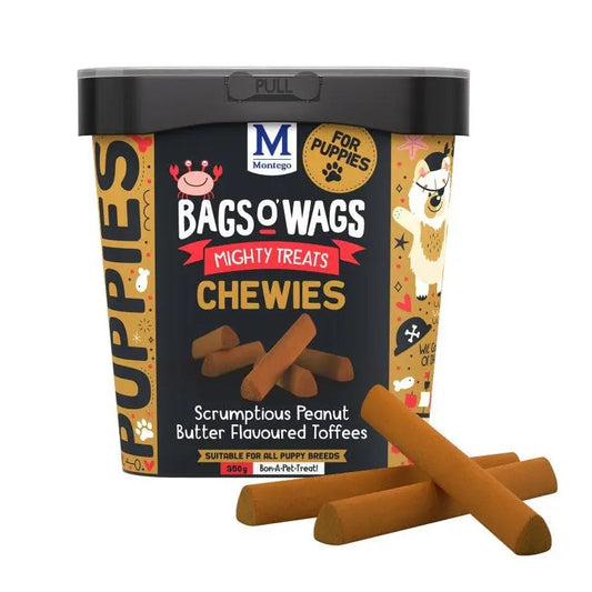 MONTEGO BAGS O' WAGS PUPPY TOFFEE CHEWS