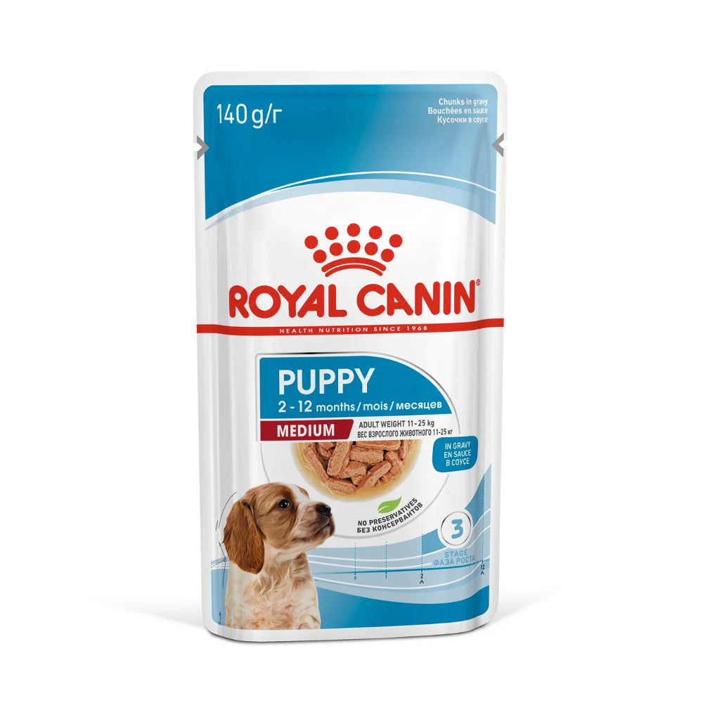 Royal canin medium puppy wet food 140g
