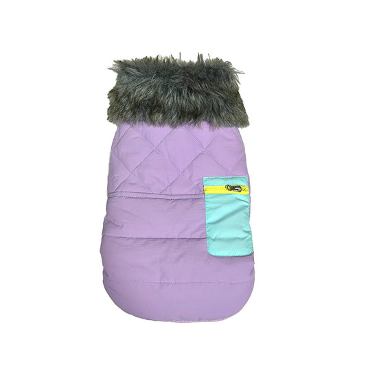 Dogs life Jersey Winter Gilet puffer purple XL