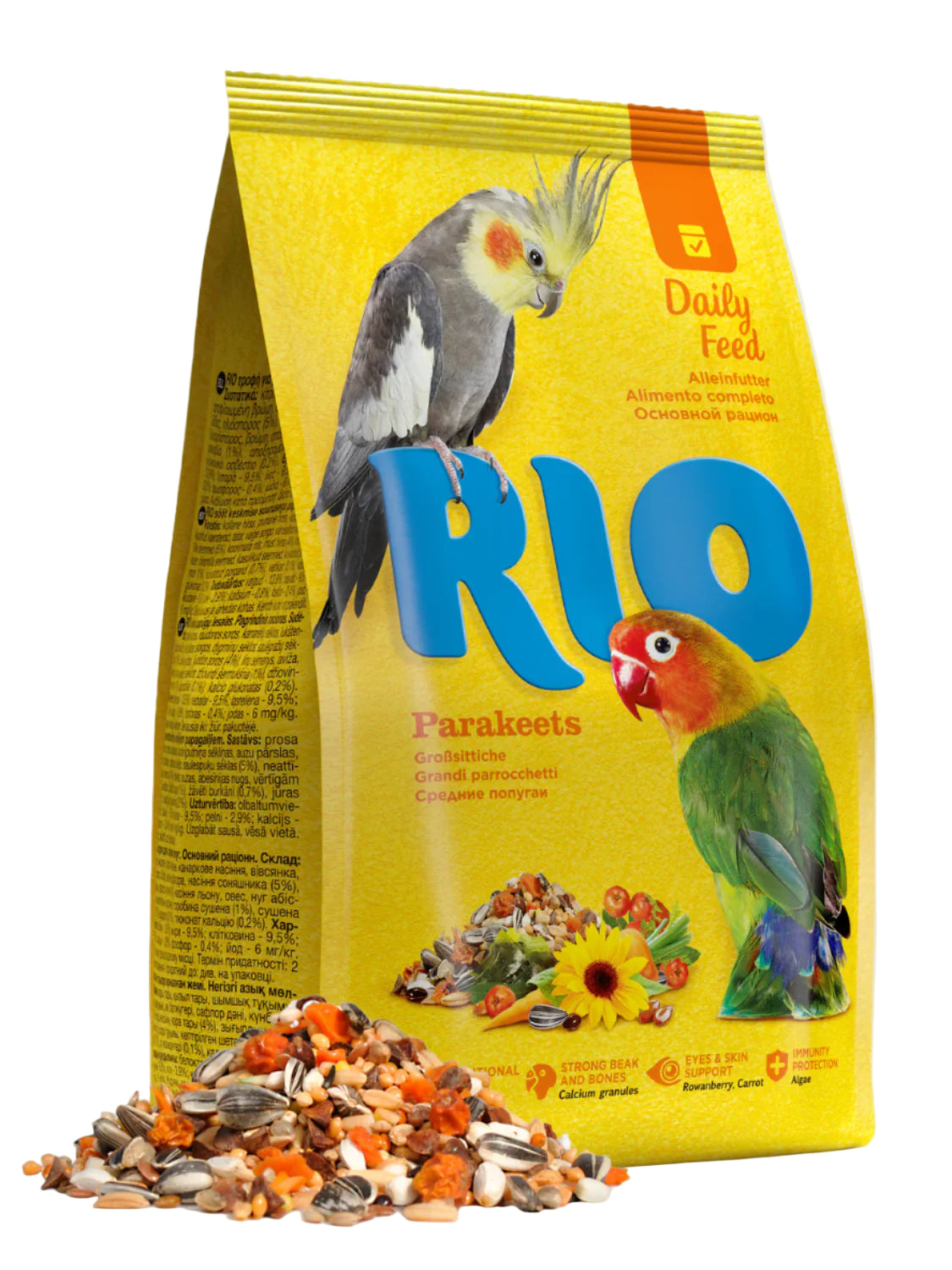 RIO DAILY FEED FOR PARAKEETS 1KG