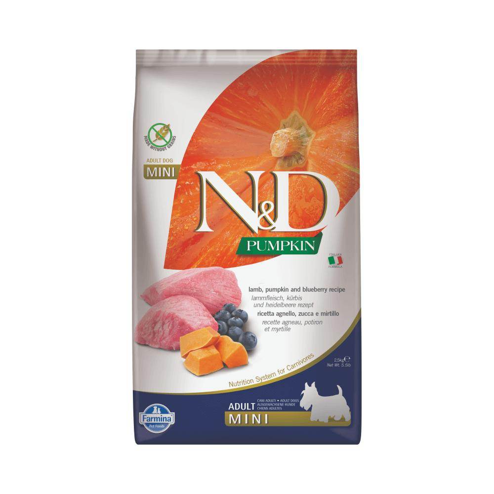 N&D Dog Pumpkin Lamb & Blueberry Adult Mini 800g